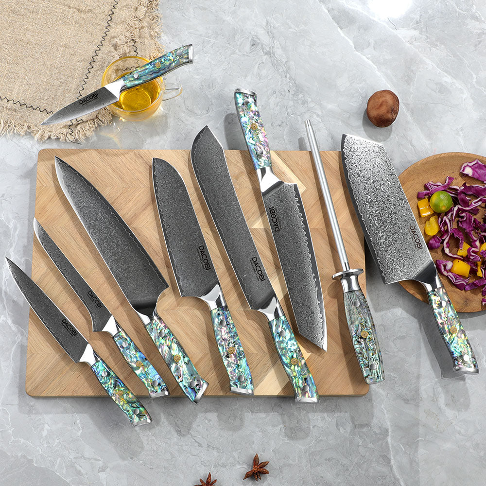 Kolekcia Opal, Profesionálne nože, 67-vrstvová damašková oceľ