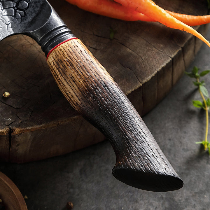 Nôž Santoku C62, Damašková oceľ, 19 cm