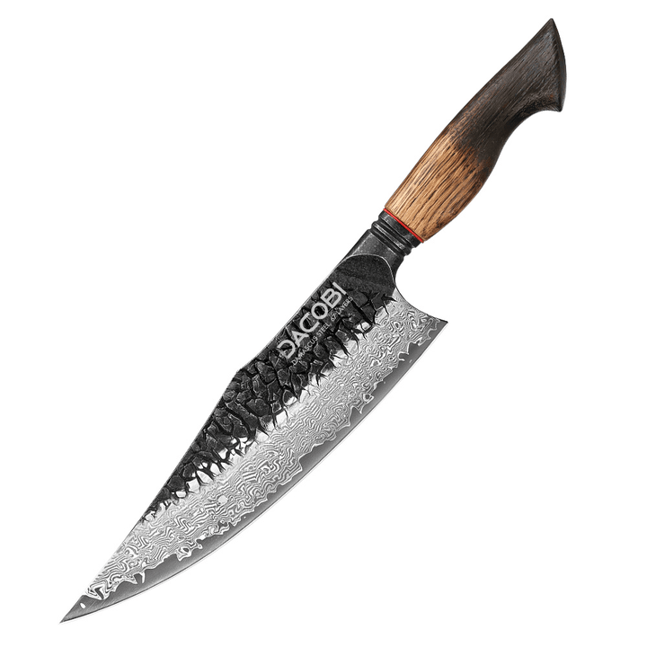 Kuchársky nôž C61, Damašková oceľ, 22 cm