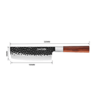 Nôž Nakiri C66, nehrdzavejúca oceľ, 18 cm