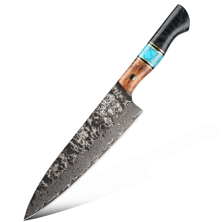 Kuchársky nôž C67, Damašková oceľ, 21.5 cm