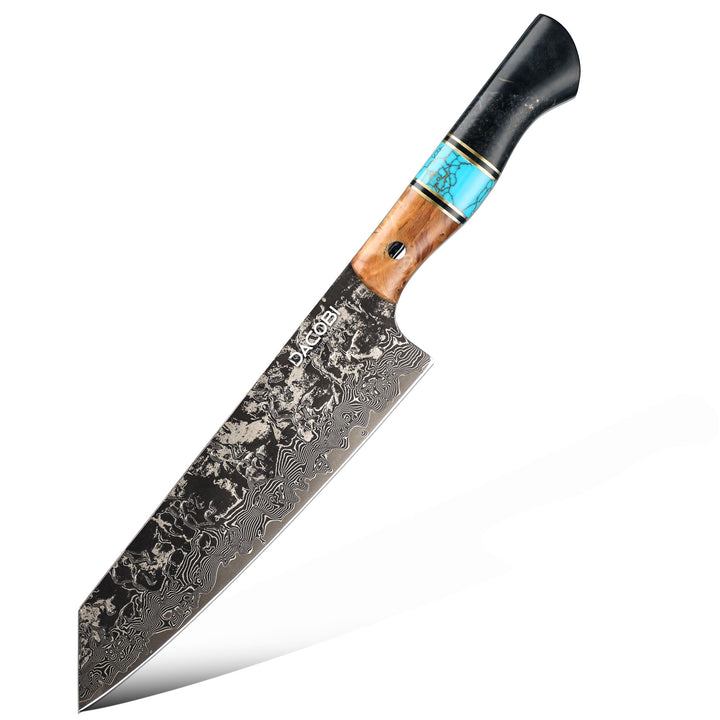 Nôž Kiritsuke C68, Damašková oceľ, 20.5 cm