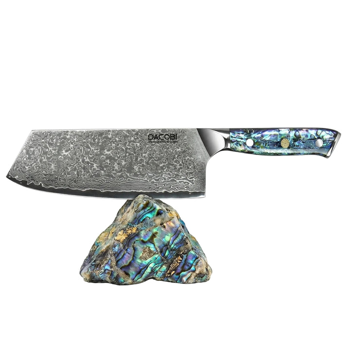 Profesionálny sekáčik C25, Damašková oceľ, 19.5 cm