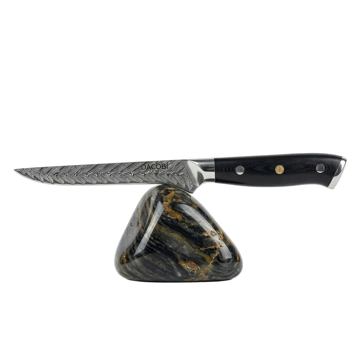 Filetovací nôž C28, Damašková oceľ, 15 cm