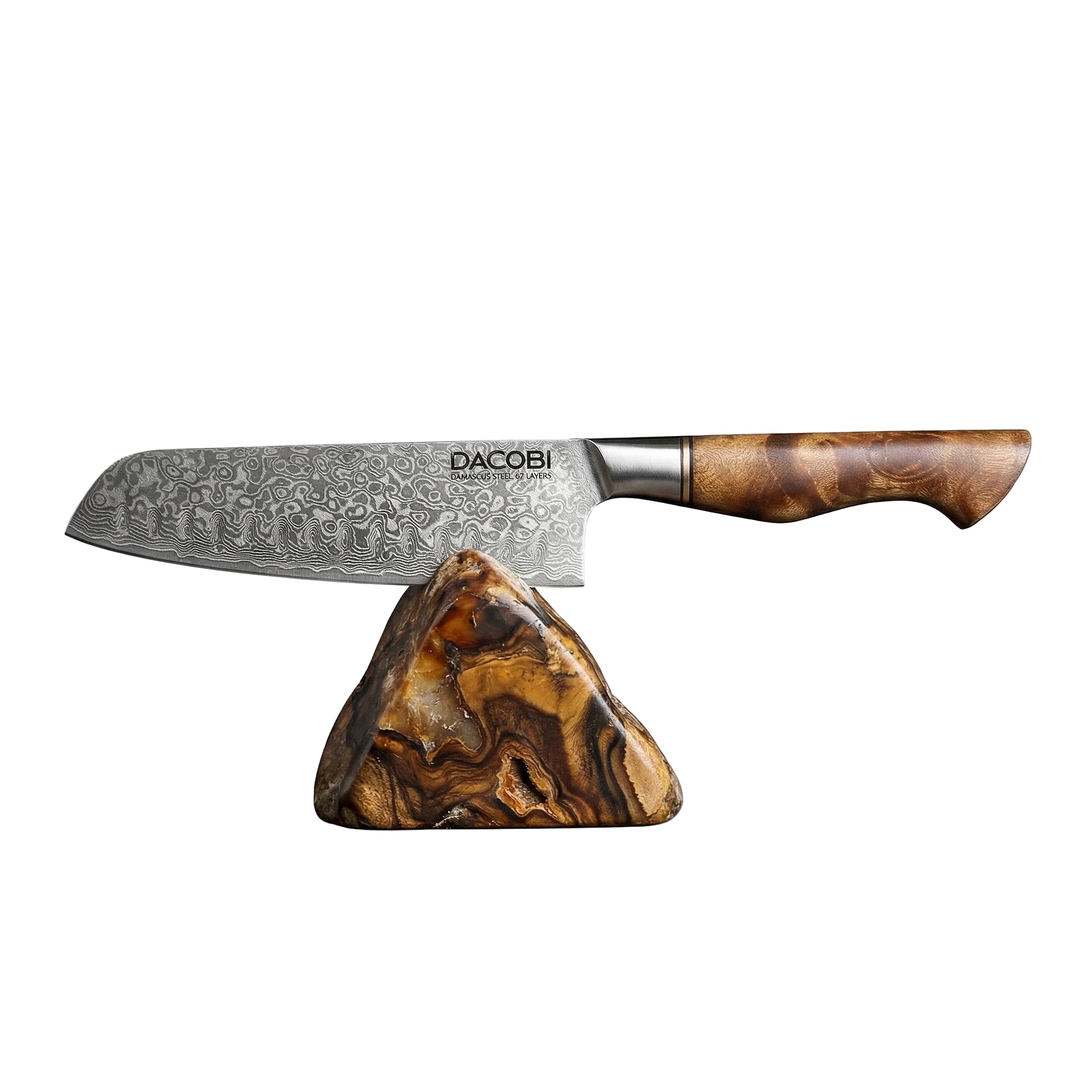 Nôž Santoku C33, Damašková oceľ, 18 cm