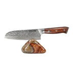Nôž Santoku C39, Damašková oceľ, 18 cm