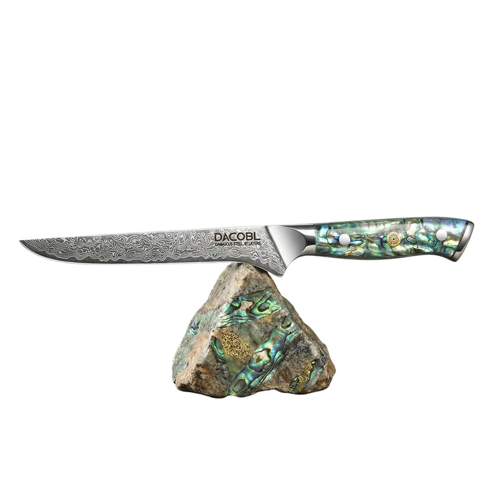 Filetovací nôž C44, Damašková oceľ, 15 cm