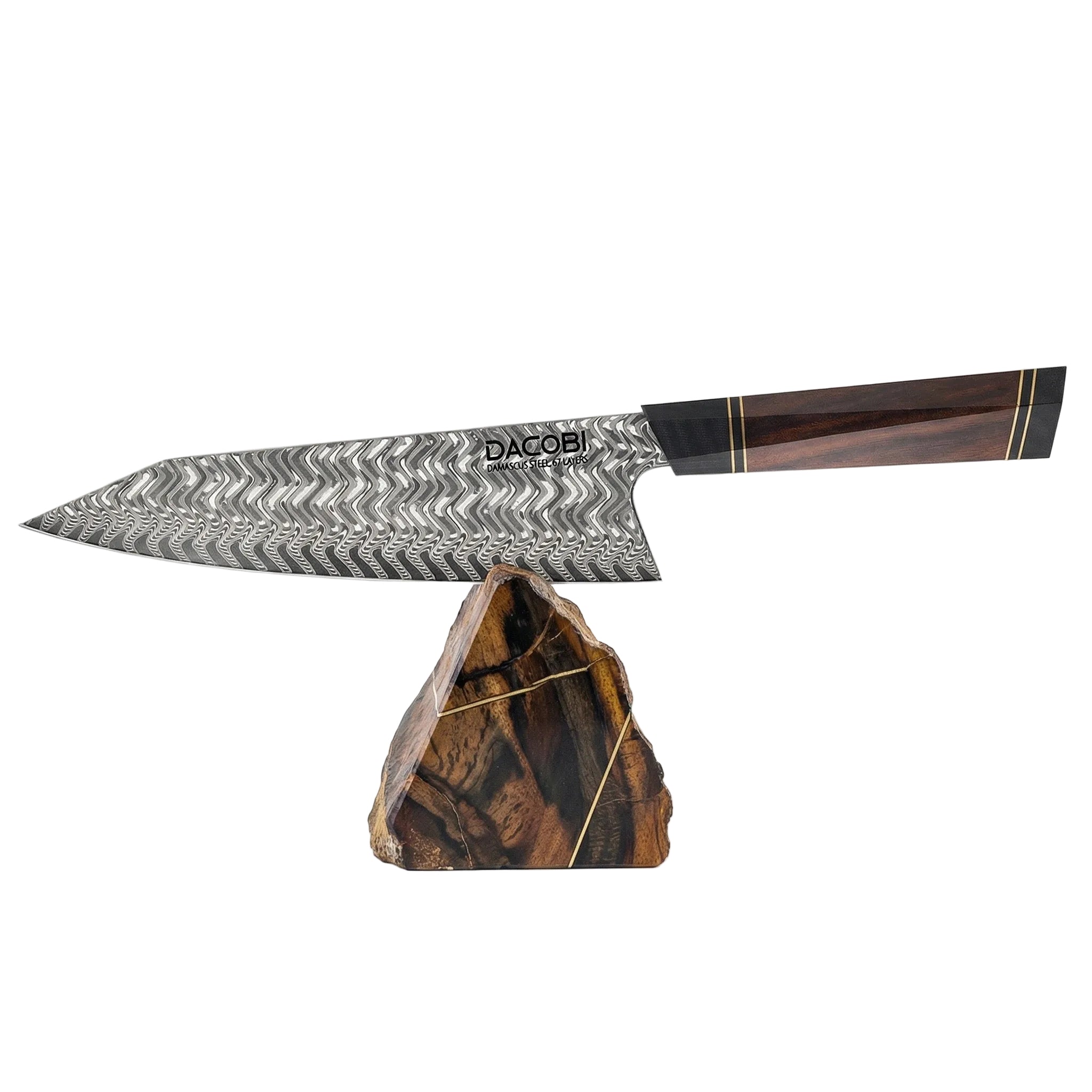 Nôž Kiritsuke C54, Damašková oceľ, 21.5 cm
