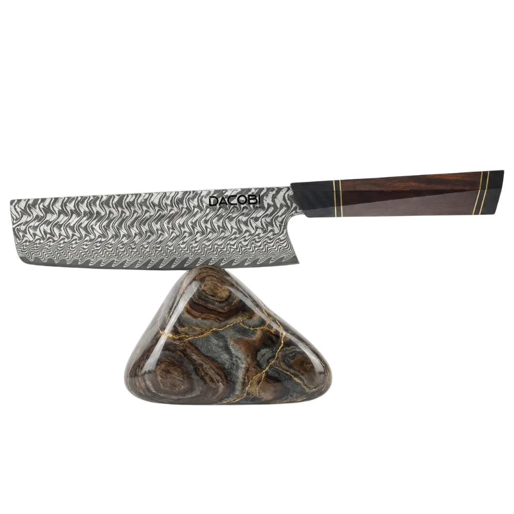 Nôž Nakiri C55, Damašková oceľ, 18.5 cm