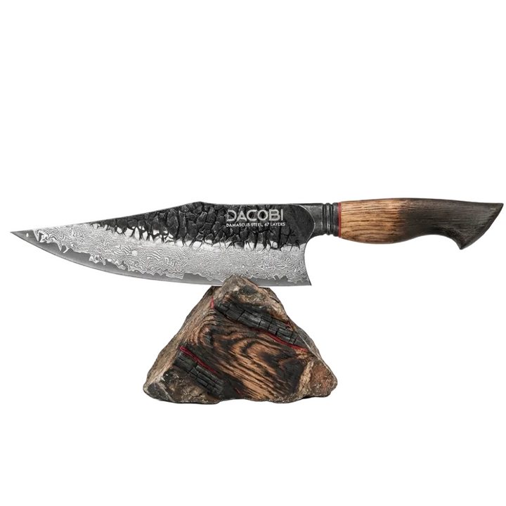 Kuchársky nôž C61, Damašková oceľ, 22 cm