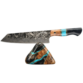 Nôž Kiritsuke C68, Damašková oceľ, 20.5 cm