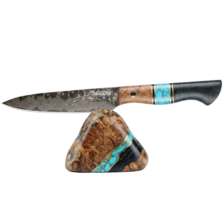 Univerzálny nôž C70, Damašková oceľ, 12.8 cm