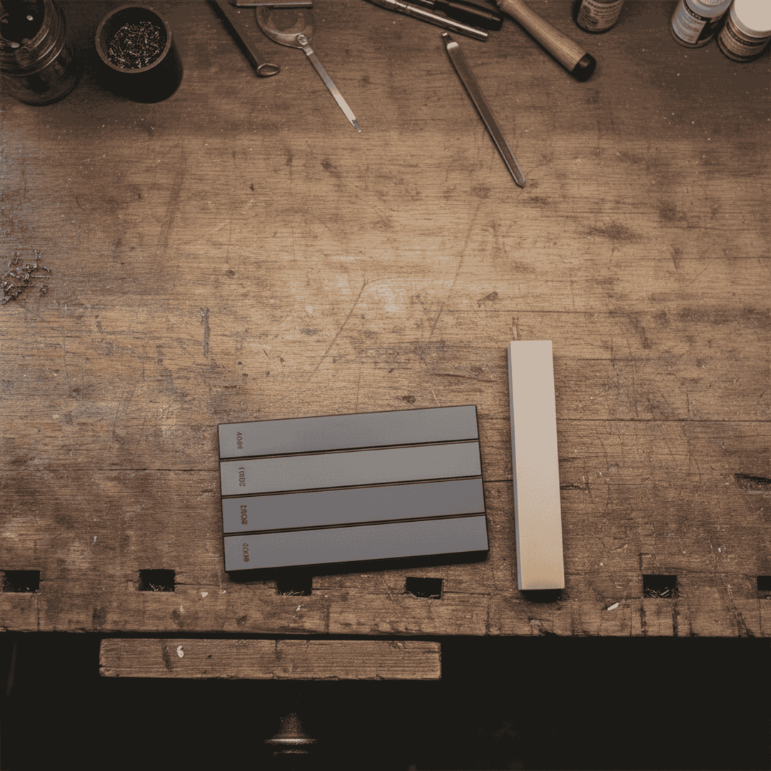 Sada diamantových brúsnych kameňov + zariadenie na brúsenie čepele, S10