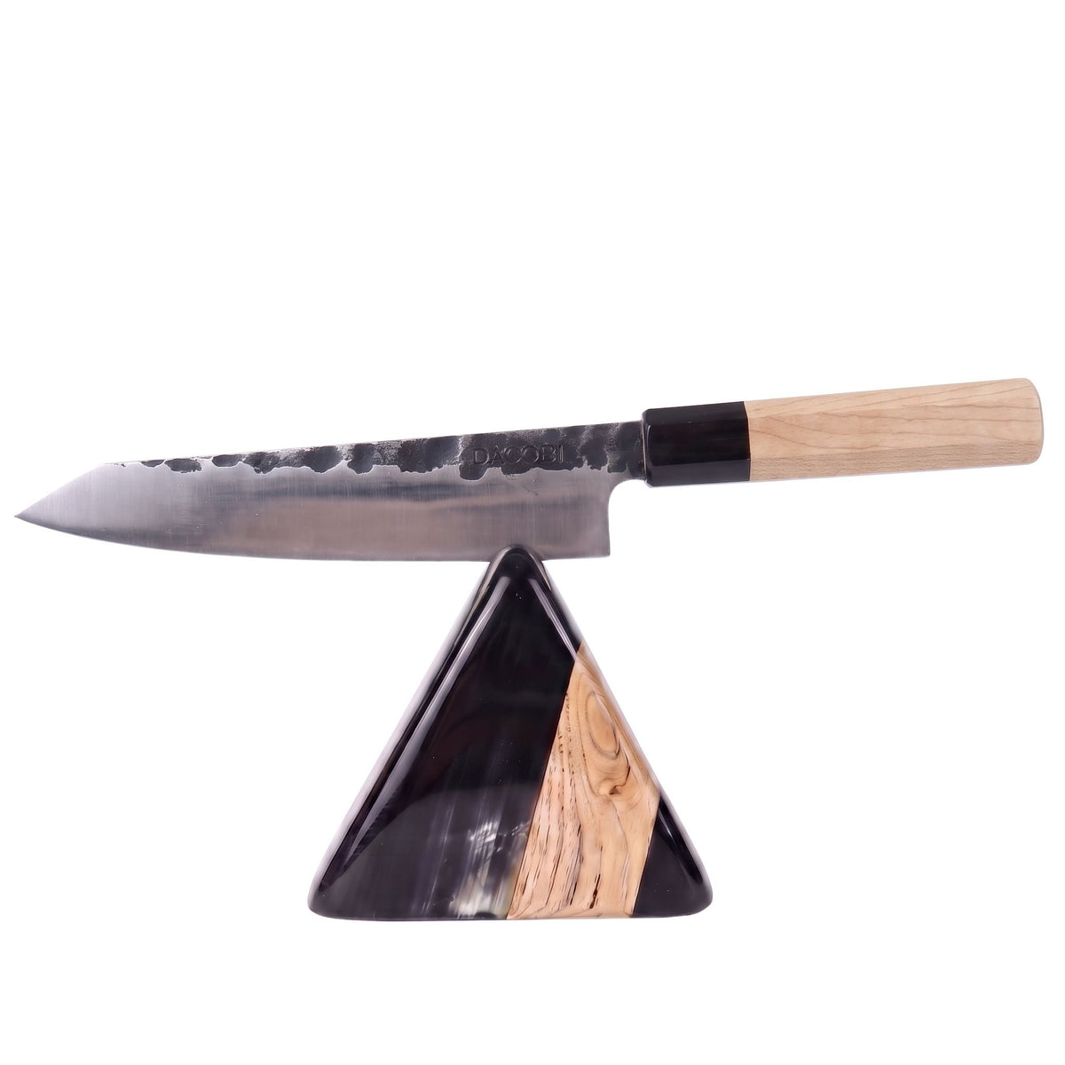 Profesionálny nôž Honesuki Tsuchime na stojane