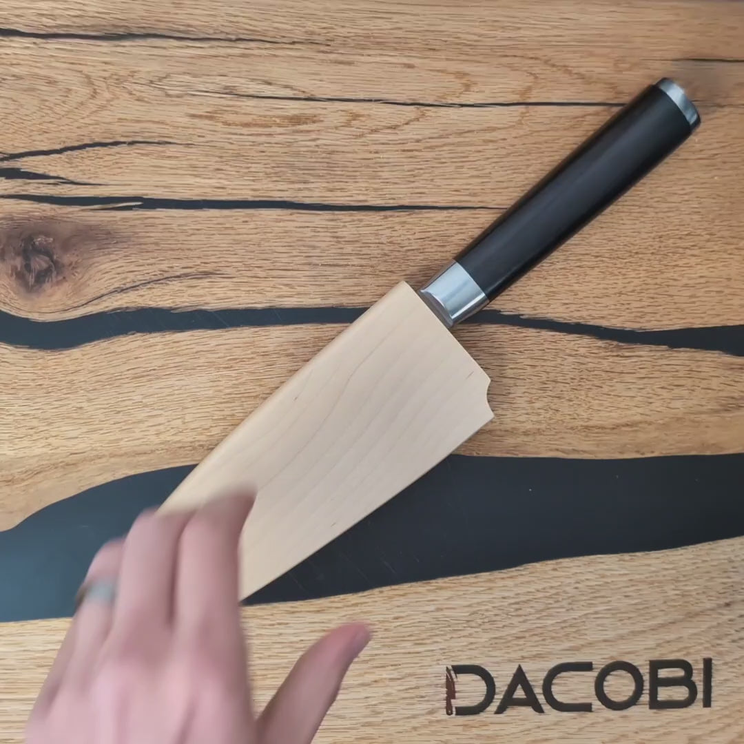 Nôž Deba C65, ebenové drevo, 18 cm