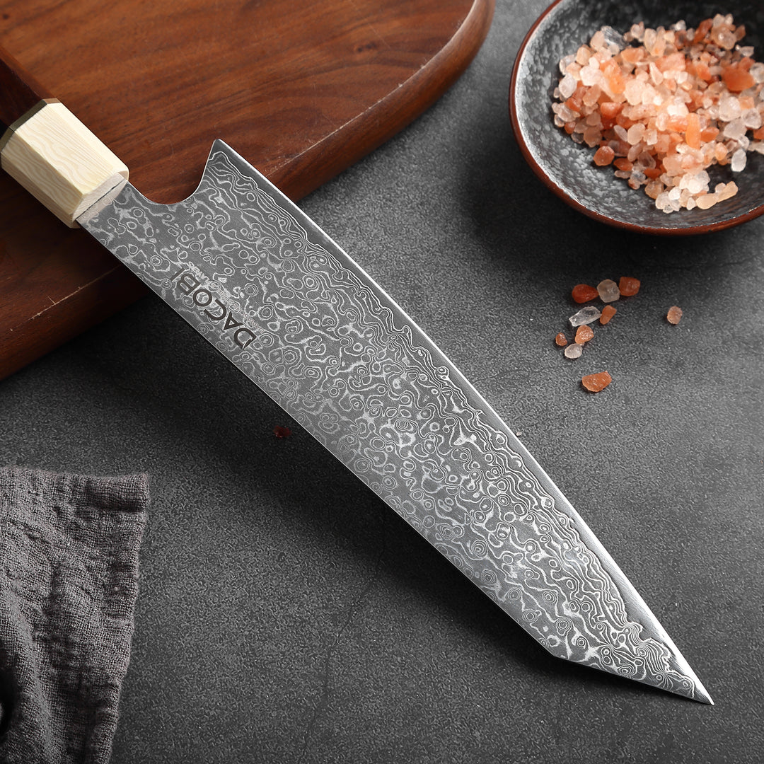 Nôž Kiritsuke C13, damašková oceľ - DACOBI.sk